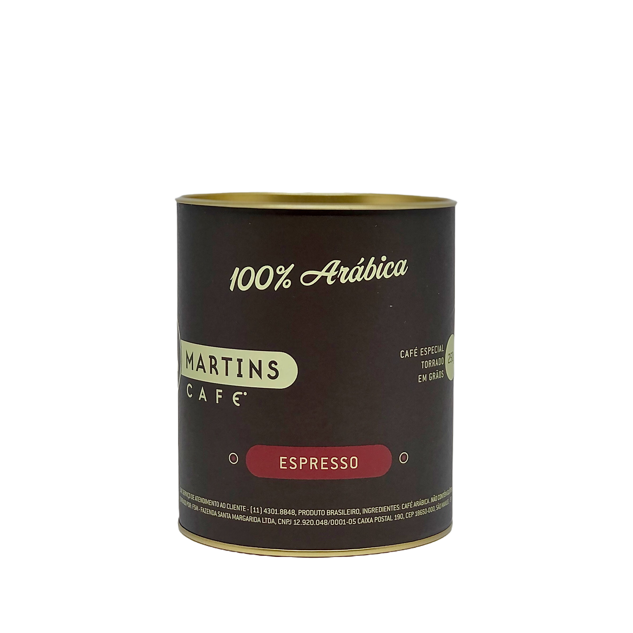 Café 100% Arábica em Grãos para Espresso – Martins Café